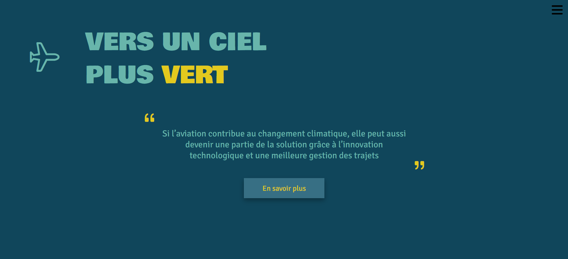 Vers un ciel plus vert
